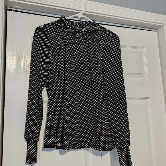 Adrianna Papell Tops - Adrianna Papell polka dot blouse